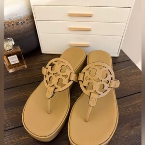 Tory Burch Wedge Sandal- Brand New Condition